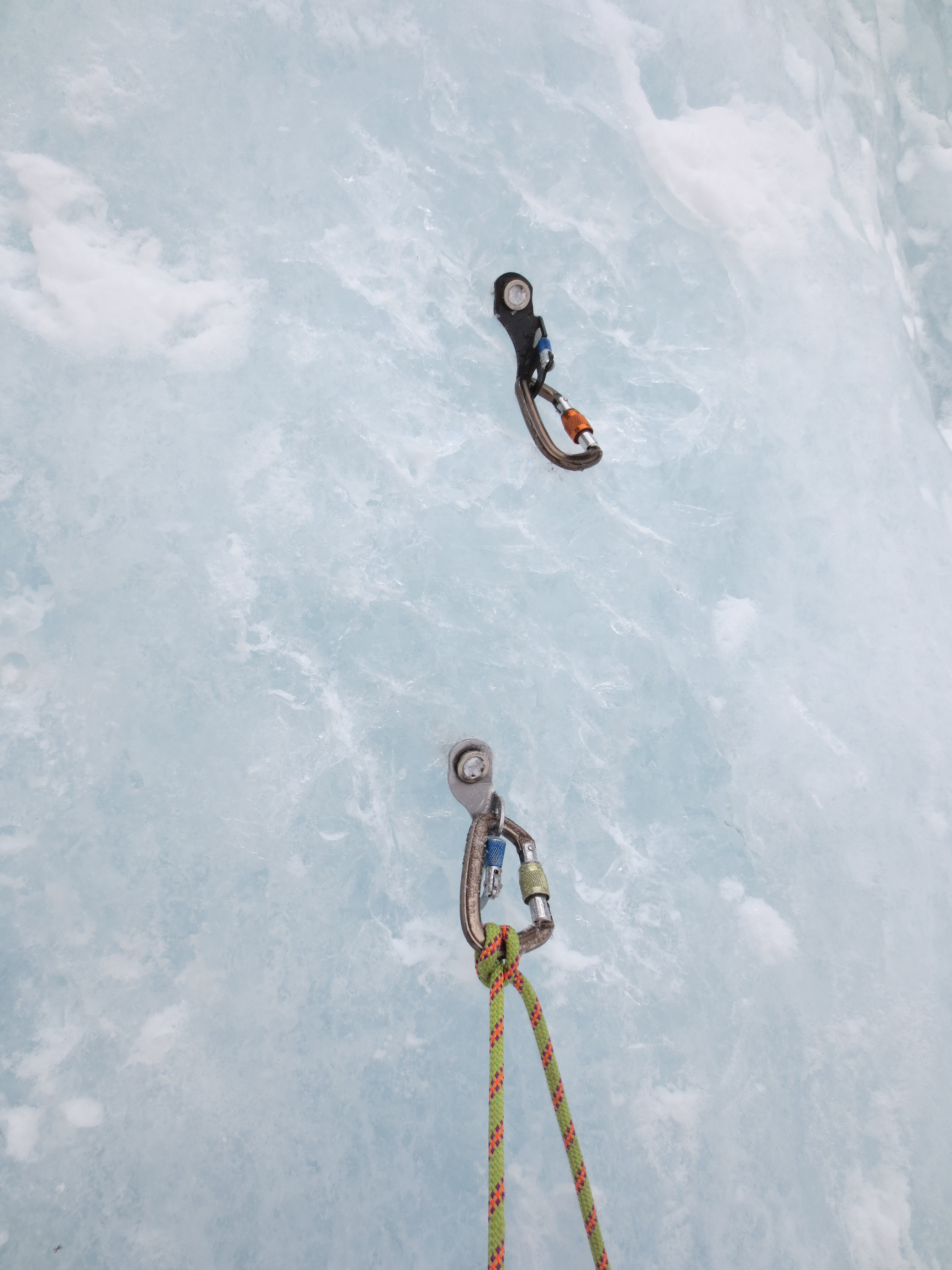Ice Screws climbing alpine mountaineering anchor screw Turin set of 2 pieces 